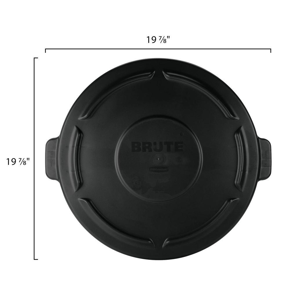 Rubbermaid Brute konténer tető 75,5L-es szemeteshez-fekete