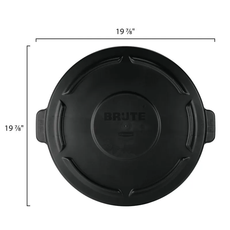 Rubbermaid Brute konténer tető 75,5L-es szemeteshez-fekete