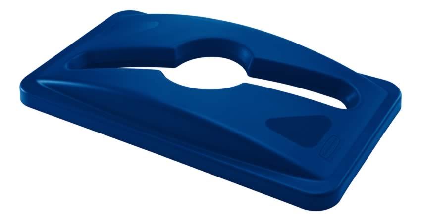 Rubbermaid Slim Jim szelektív kuka tető-kék