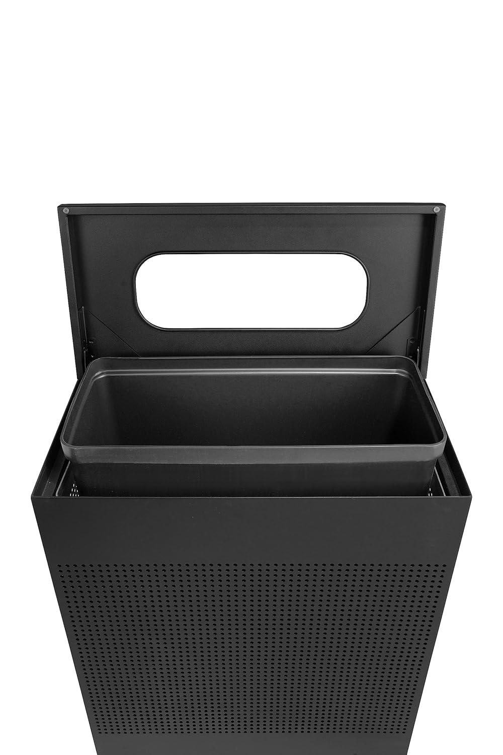 Rubbermaid Sziluett design szemetes 85L fekete