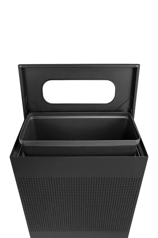 Rubbermaid Sziluett design szemetes 85L fekete