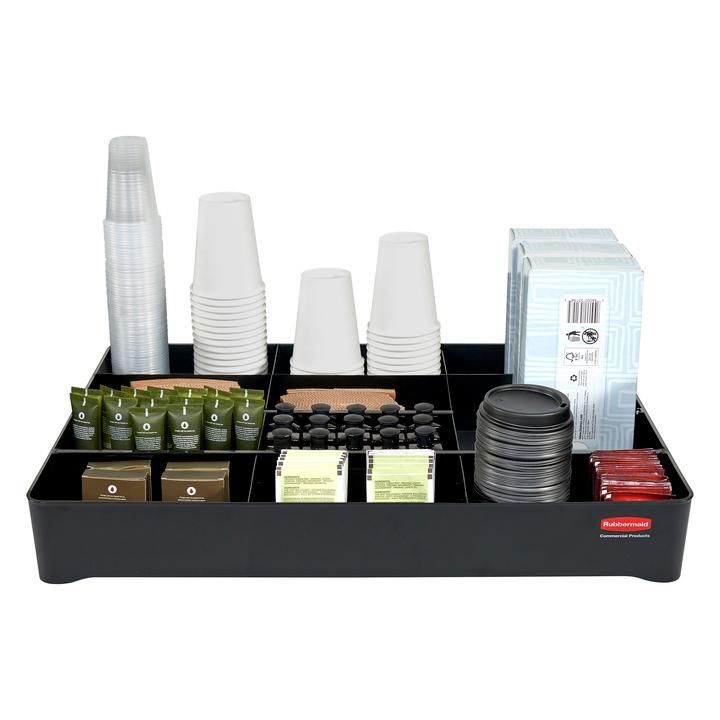 Rubbermaid rendszerező tálca szállodai kocsira