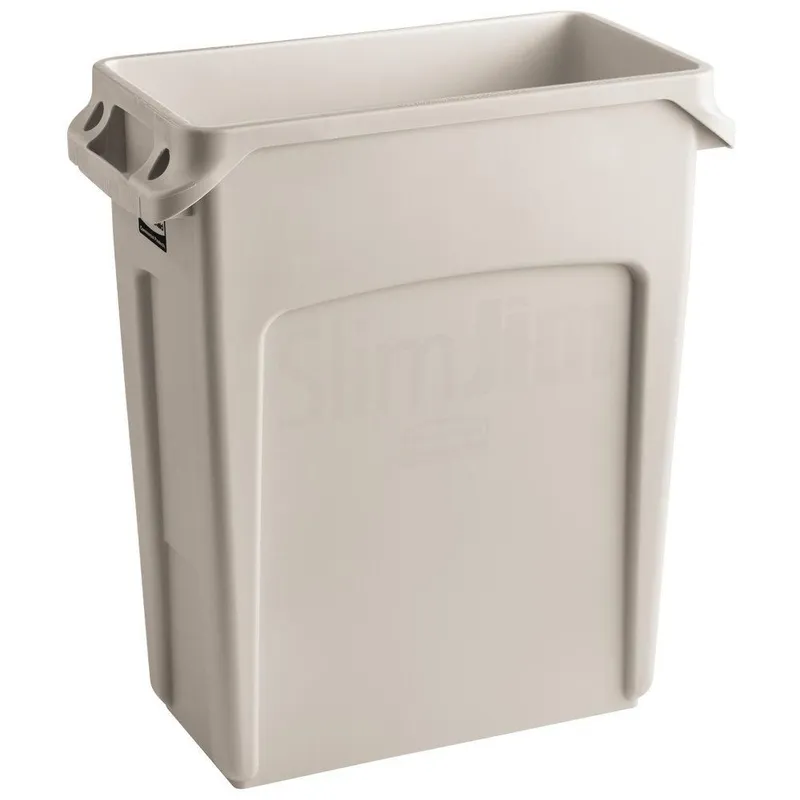 Rubbermaid Slim Jim keskeny szemetes kuka 60L-bézs