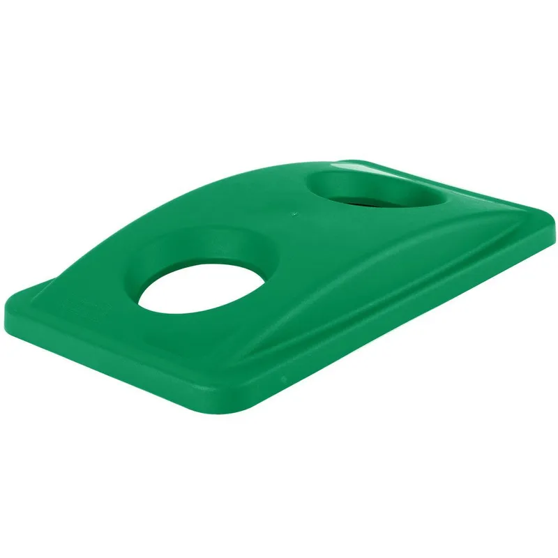 Rubbermaid Slim Jim szemetes kuka tető - üveggyűjtős-zöld