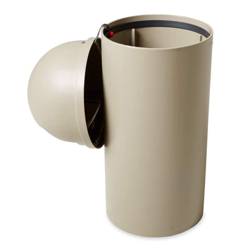 Rubbermaid Marshal-billenőfedeles szemetes-UV álló-56,8L-bézs