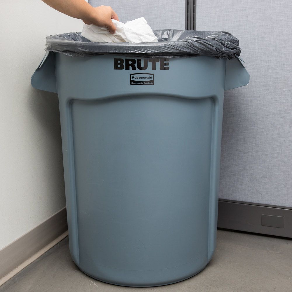 Rubbermaid Brute törhetetlen szemetes konténer 121.1 literes-szürke