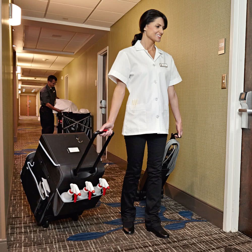 Rubbermaid Quick Cart kompakt szállodai kocsi - nagy