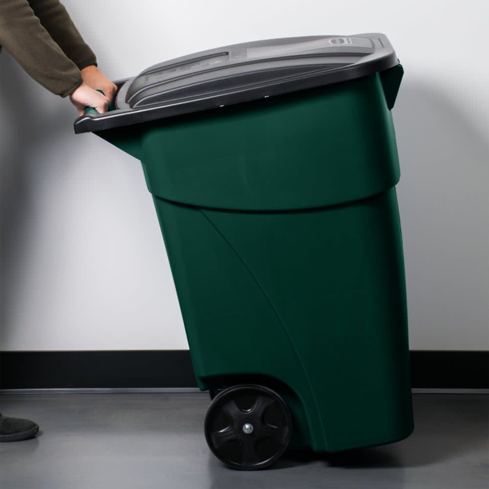 Rubbermaid Brute 189 literes kerekes konténer- zöld