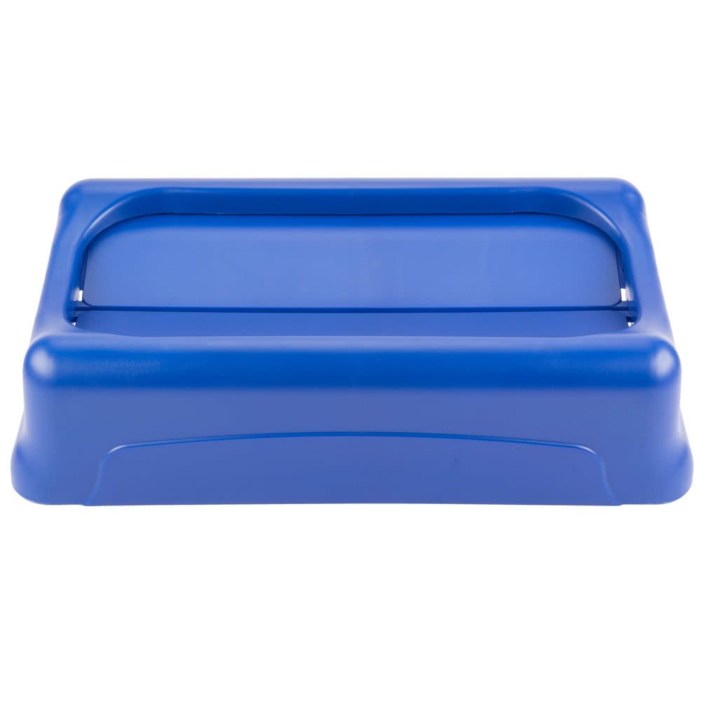 Rubbermaid Slim Jim szemetes kuka tető- "swing"- kék