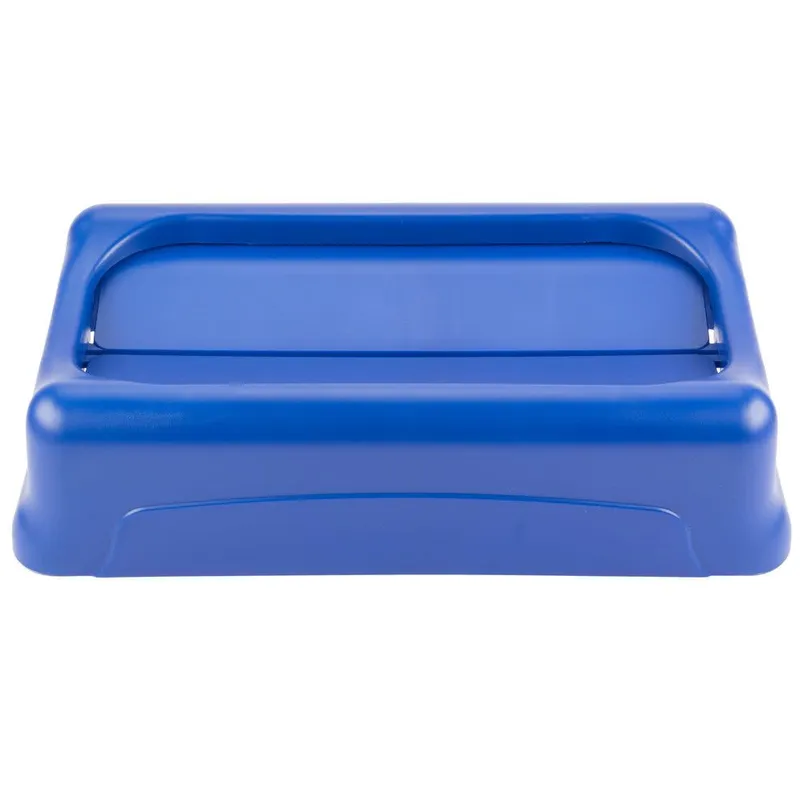 Rubbermaid Slim Jim szemetes kuka tető- "swing"- kék