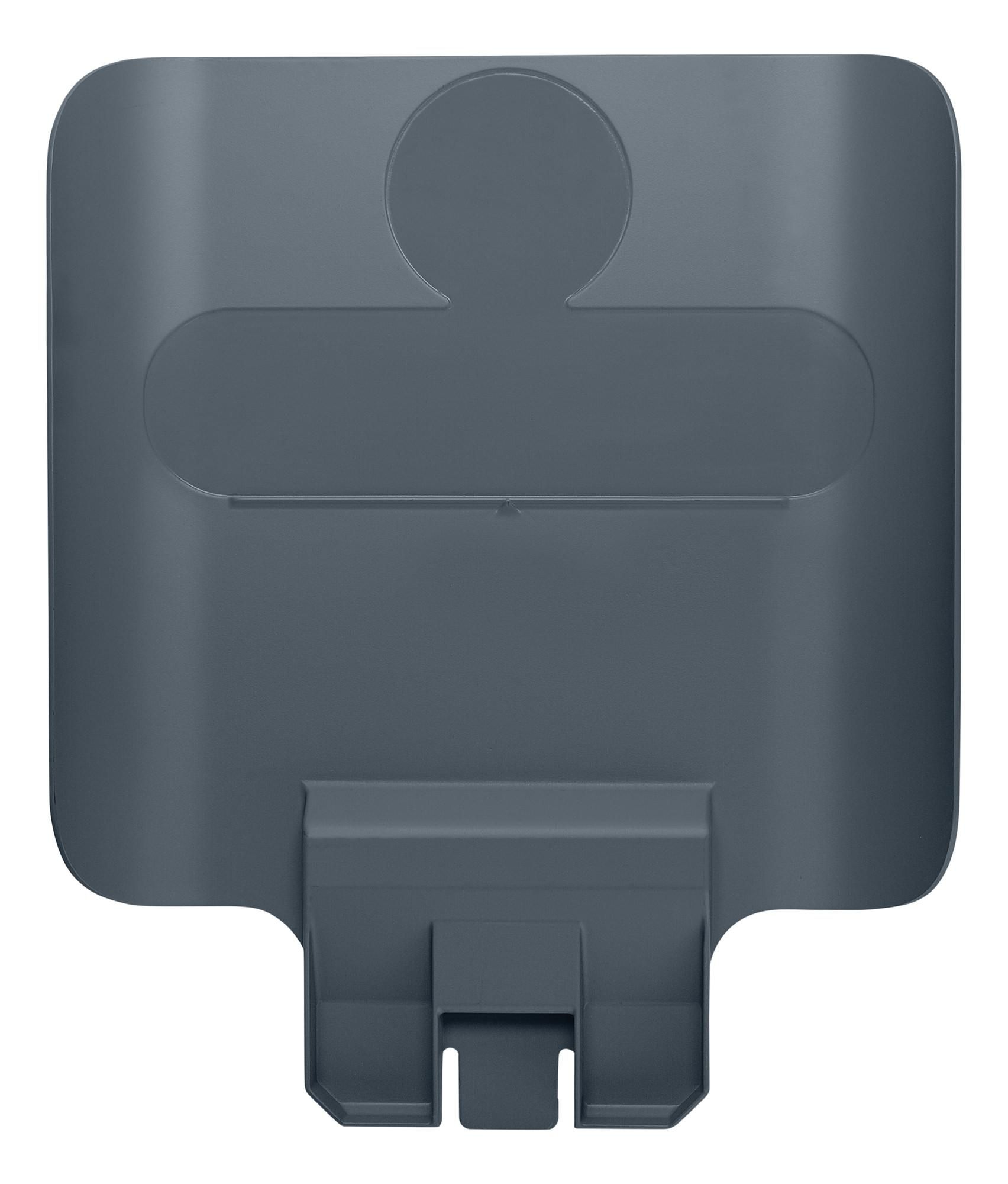 Rubbermaid információs tábla Slim Jim szelektív szetthez-szürke