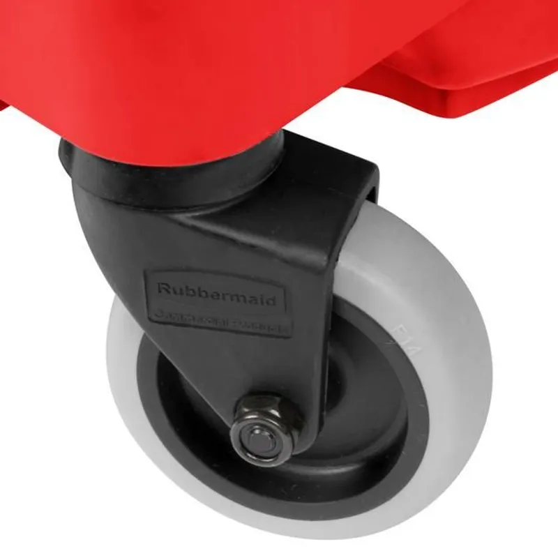 Rubbermaid WaveBrake felmosókocsi, mop facsaróval, kifröccsenésgátlóval - piros