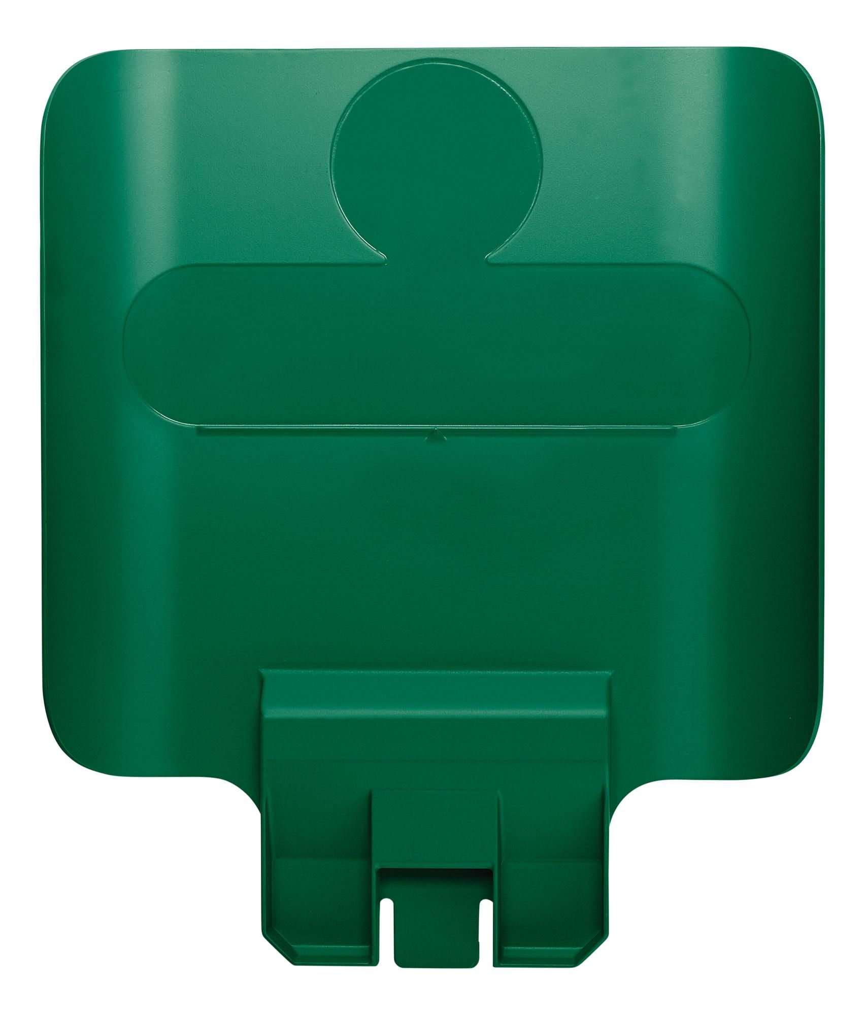 Rubbermaid információs tábla Slim Jim szelektív szetthez-zöld