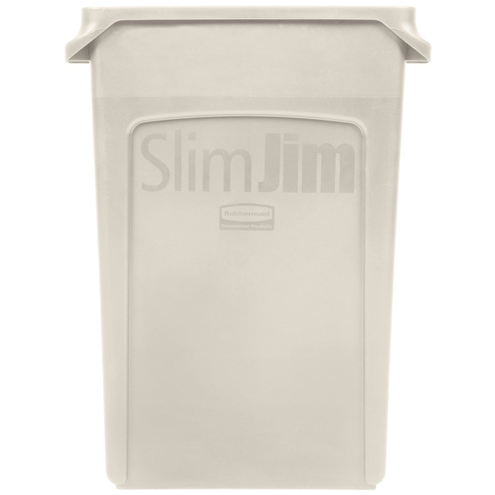 Rubbermaid Slim Jim szemetes kuka- 87 literes-bézs