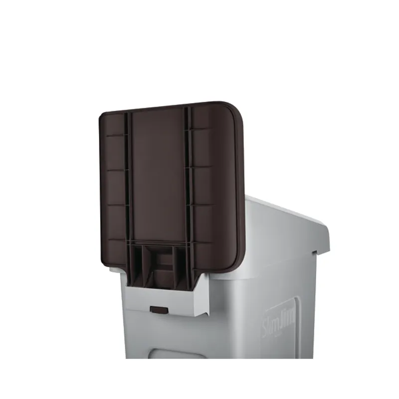 Rubbermaid információs tábla Slim Jim szelektív szetthez-barna