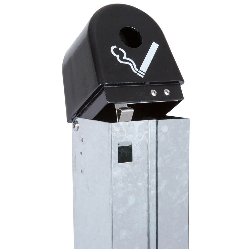 Rubbermaid cigaretta csikkgyűjtő "piramis"- fekete