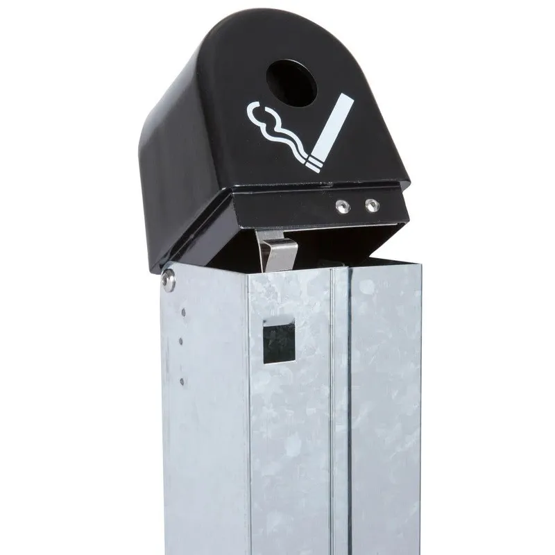 Rubbermaid cigaretta csikkgyűjtő "piramis"- fekete