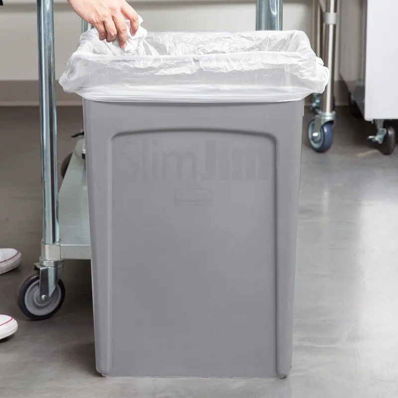 Rubbermaid Slim Jim szemetes kuka- 87 literes-szürke