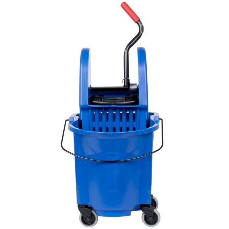Rubbermaid WaveBrake felmosókocsi, mop facsaróval, kifröccsenésgátlóval - kék