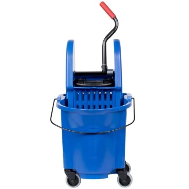 Rubbermaid WaveBrake felmosókocsi, mop facsaróval, kifröccsenésgátlóval - kék