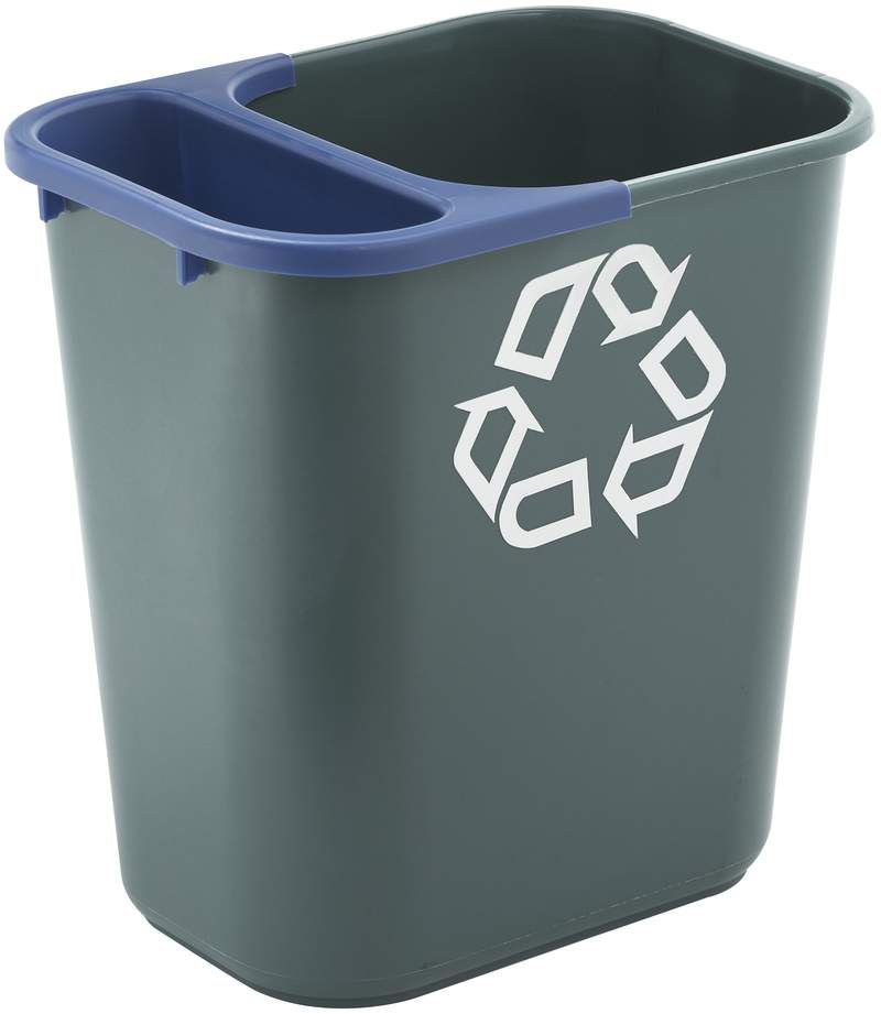 Rubbermaid oldalkuka FG295673BLUE szemeteshez-kék