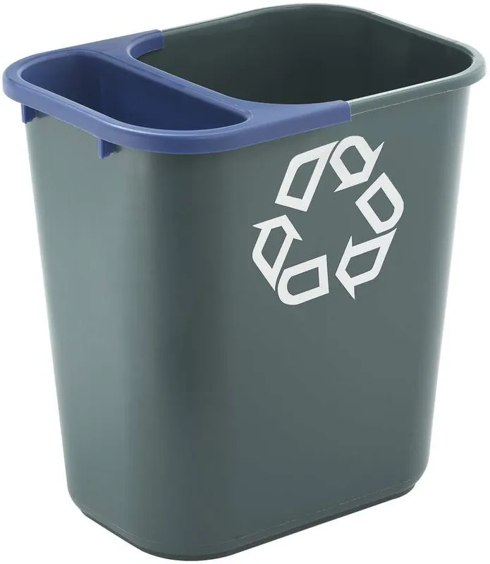 Rubbermaid oldalkuka FG295673BLUE szemeteshez-kék