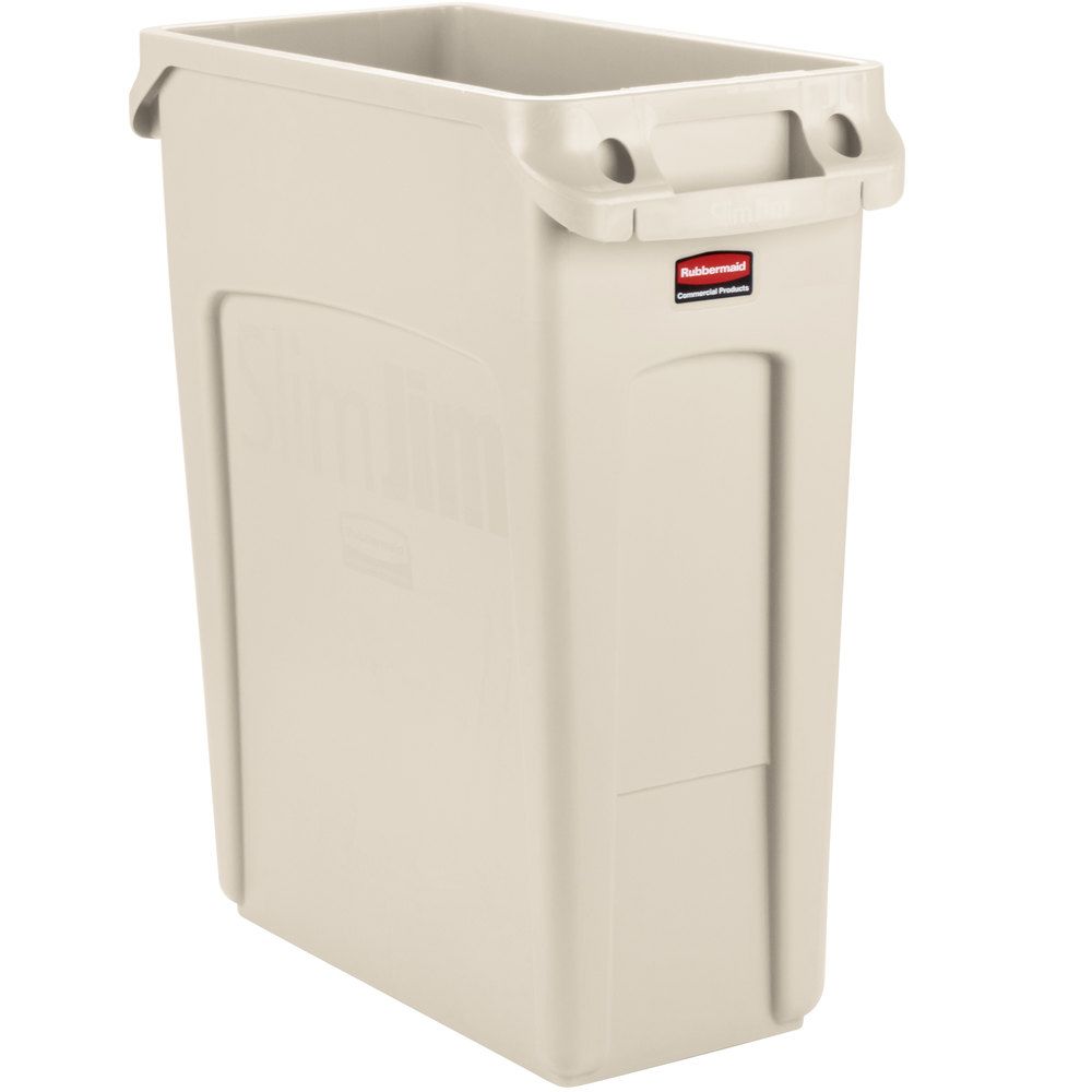 Rubbermaid Slim Jim keskeny szemetes kuka 60L-bézs