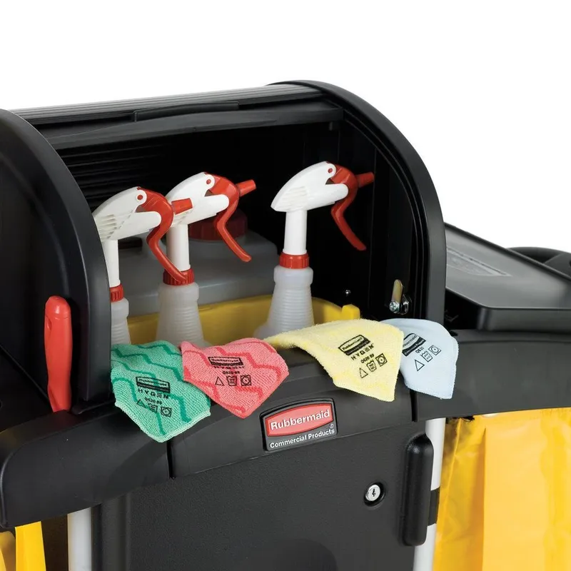 Rubbermaid nagy kapacitású zárható takarító kocsi