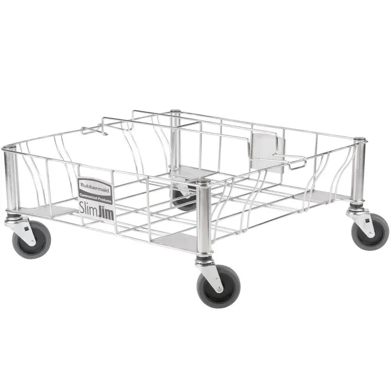 Rubbermaid Slim Jim gurulós kocsi szemeteshez- 2 rekeszes