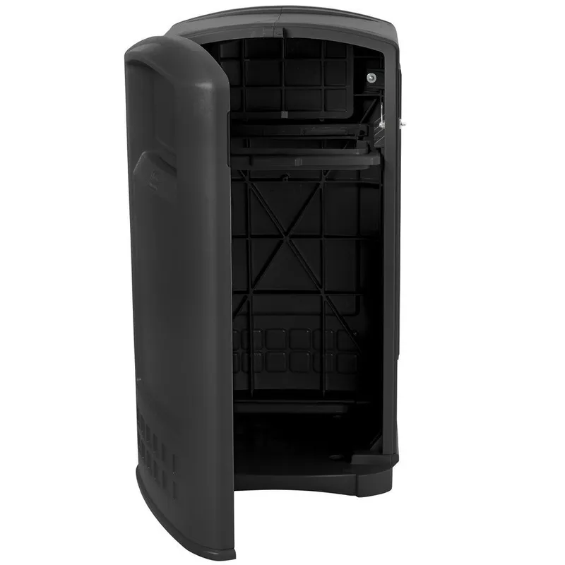 Rubbermaid kültéri nagy méretű szemetes-132,5 liter-fekete