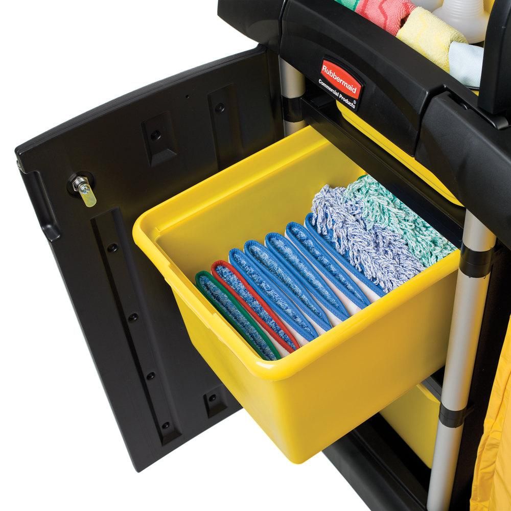 Rubbermaid nagy kapacitású zárható takarító kocsi