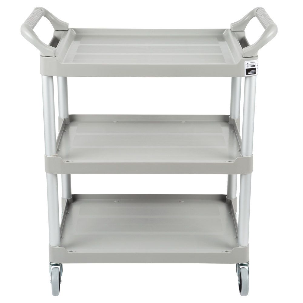 Rubbermaid kisméretű szervízkocsi, szürke