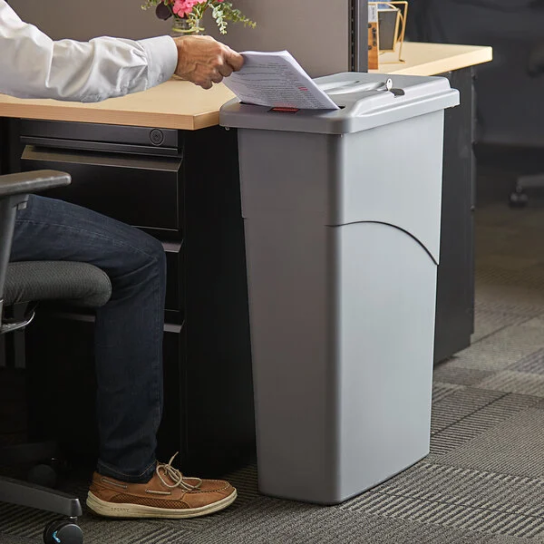 Rubbermaid dokumentumtároló konténer zárható tetővel