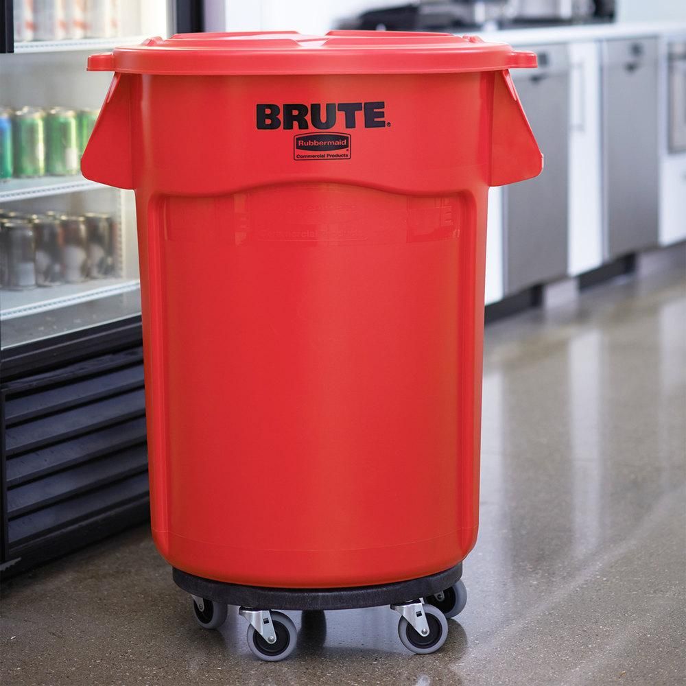 Rubbermaid Brute törhetetlen szemetes kuka-166,5L-piros