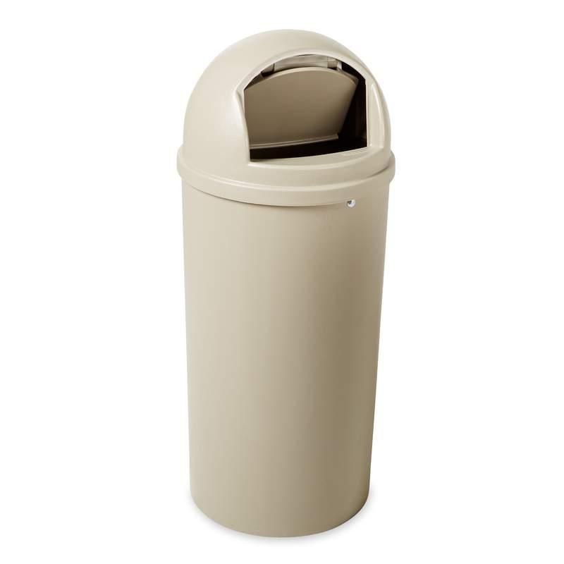 Rubbermaid Marshal-billenőfedeles szemetes-UV álló-56,8L-bézs