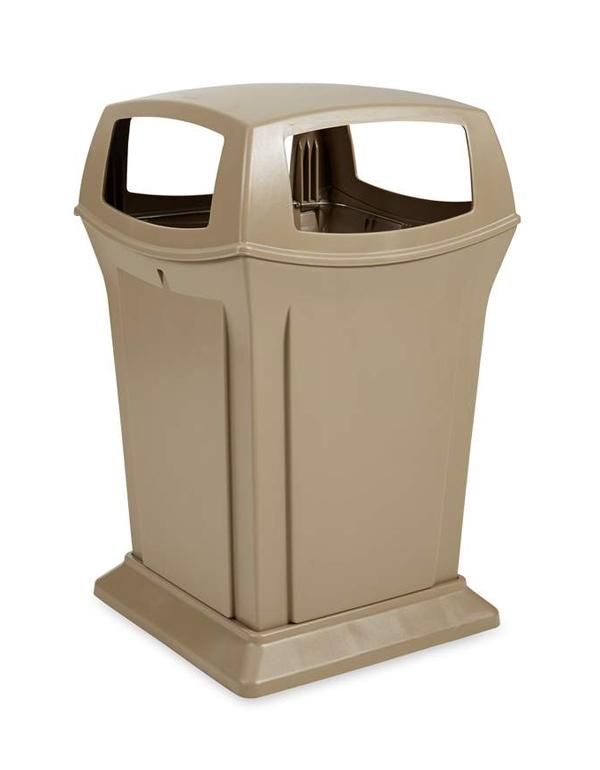Rubbermaid "Ranger" kültéri szemetes-bézs-170,3 liter