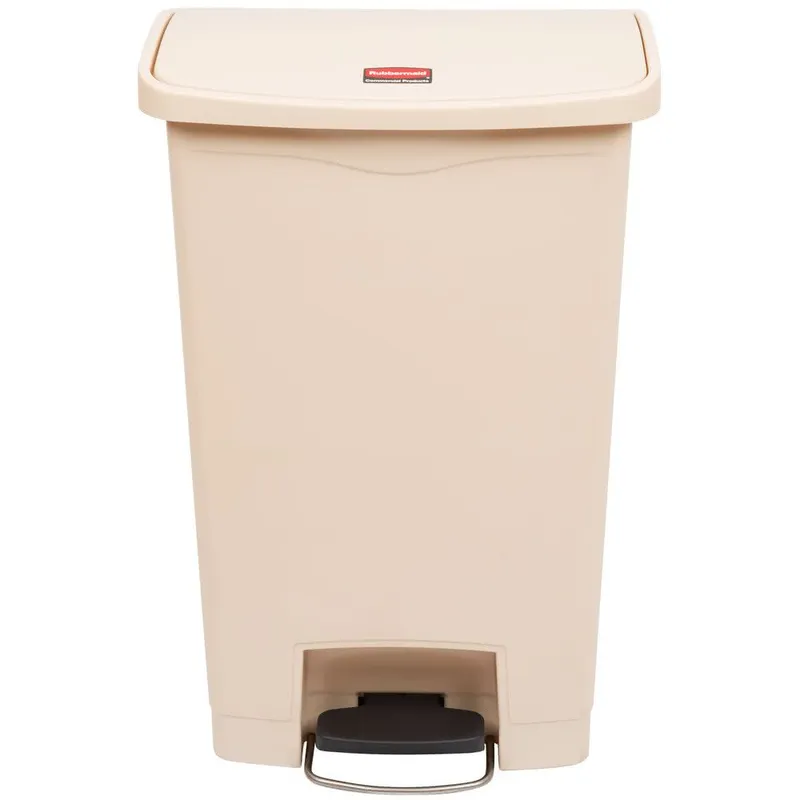 Rubbermaid Step-On keskeny pedálos szemetes kuka-bézs-50 literes