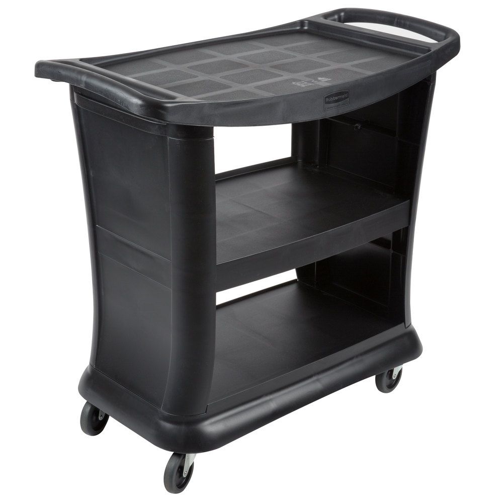 Rubbermaid exkluzív szállodai szerviz kocsi- 3 polcos