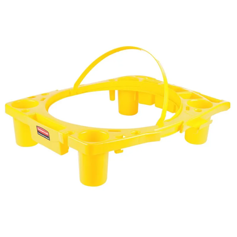 Rubbermaid Brute Caddy-szemetesre illeszthető kiegészítő perem-sárga