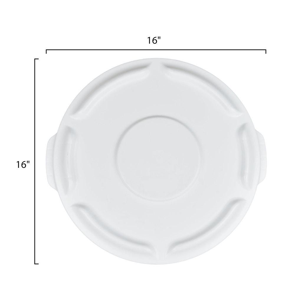 Rubbermaid Brute konténer tető 37,9L-es szemeteshez-fehér