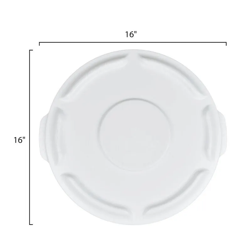 Rubbermaid Brute konténer tető 37,9L-es szemeteshez-fehér