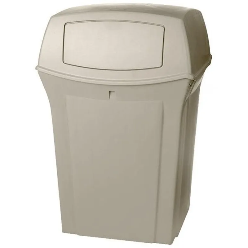 Rubbermaid Ranger kültéri szemetes, zárt 170L bézs