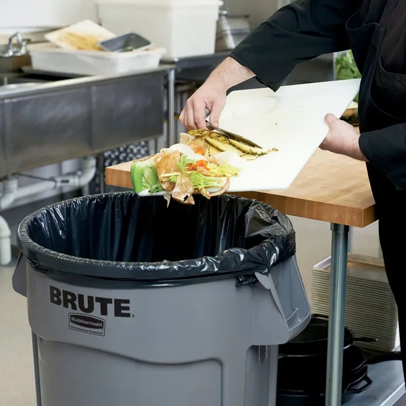 Rubbermaid Brute törhetetlen szemetes konténer 121.1 literes-szürke