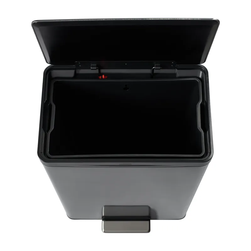 Rubbermaid Elite step-on rozsdamentes acél szemetes - 45L