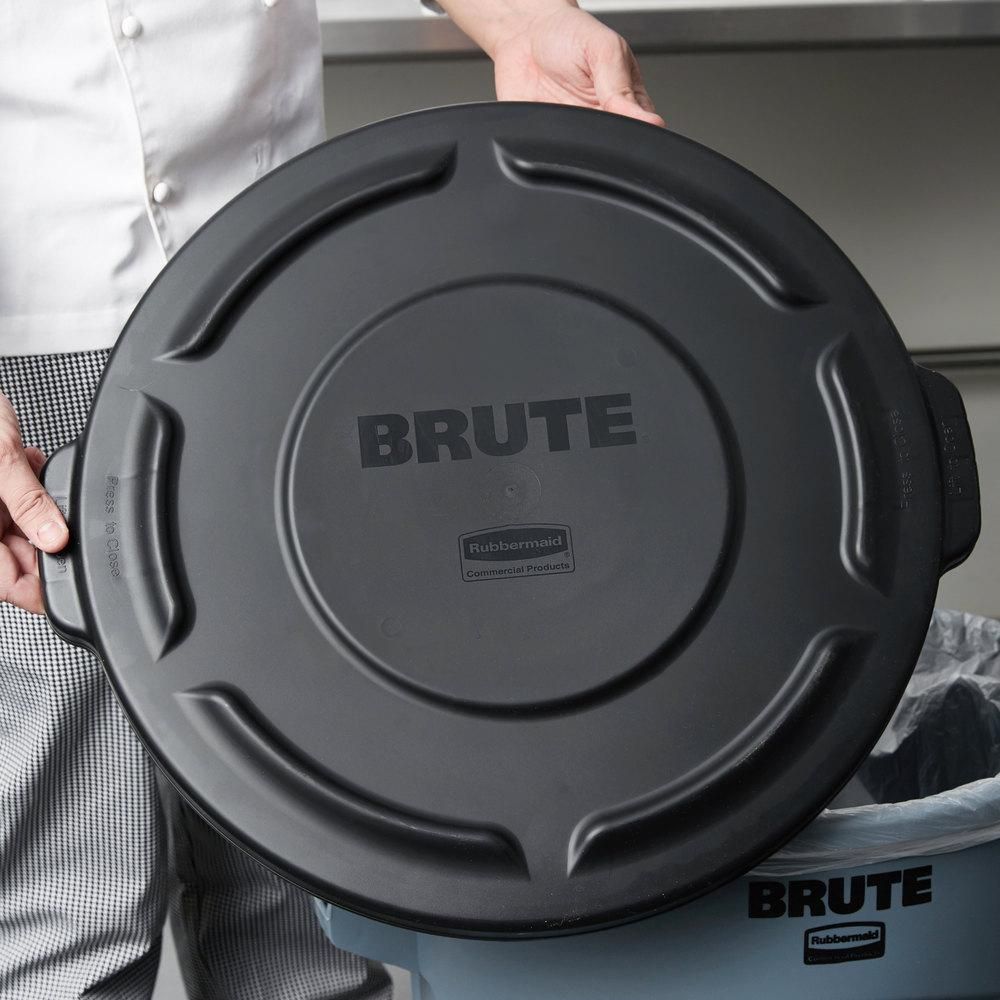 Rubbermaid Brute konténer tető 75,5L-es szemeteshez-fekete