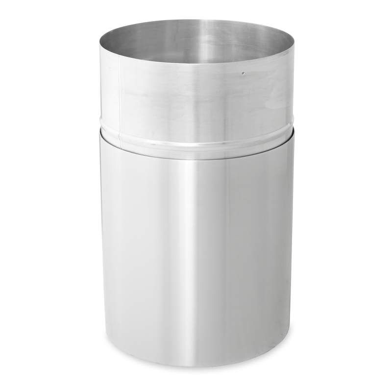 Rubbermaid 132,5L-es alumínium konténer, ezüst