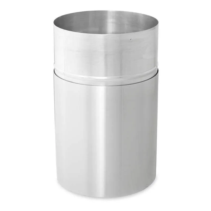 Rubbermaid 132,5L-es alumínium konténer, ezüst
