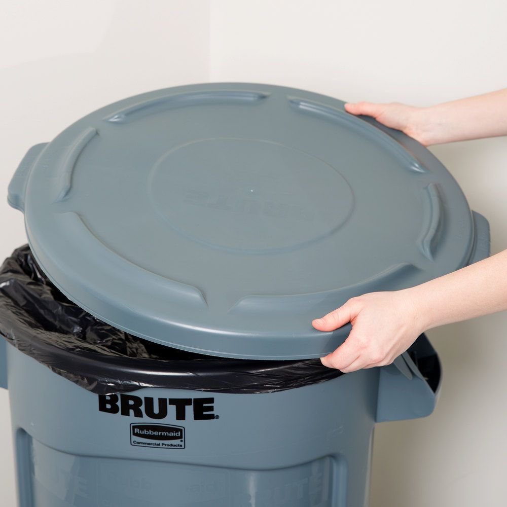 Rubbermaid Brute konténer tető 121,1L-es szemeteshez-szürke