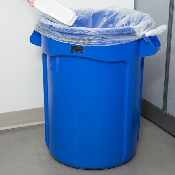 Rubbermaid Brute törhetetlen szemetes konténer 121.1 literes-kék
