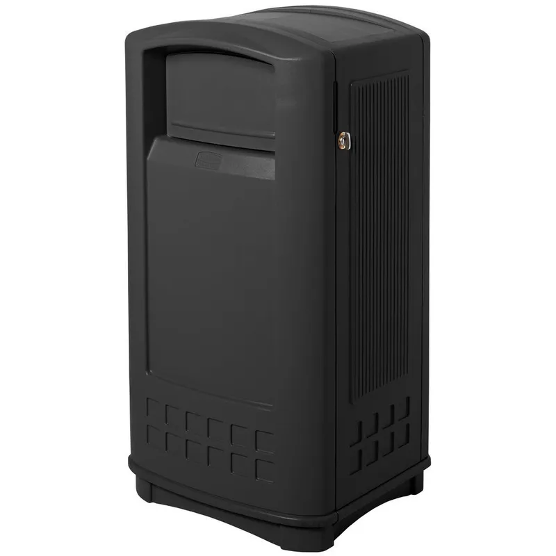 Rubbermaid kültéri nagy méretű szemetes-132,5 liter-fekete